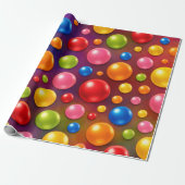 Papier Cadeau points groovy (Déroulé)