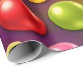 Papier Cadeau points groovy (Coin rond)