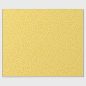 Papier Cadeau Points jaunes (Plat)