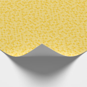 Papier Cadeau Points jaunes