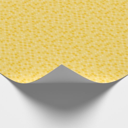 Papier Cadeau Points jaunes (Coin)