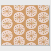 Papier Cadeau Points les années 50 rétro de l'ère atomique en ro (Plat)