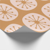 Papier Cadeau Points les années 50 rétro de l'ère atomique en ro (Coin)