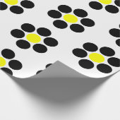Papier Cadeau Points minimaux simples noirs (Coin)