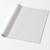 Papier Cadeau Points Modernes 2 sur Fond Blanc (Déroulé)