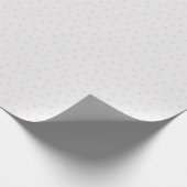 Papier Cadeau Points Modernes 2 sur Fond Blanc (Coin)