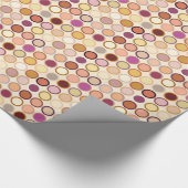 Papier Cadeau Points modernes du milieu du siècle - beige & neut (Coin)