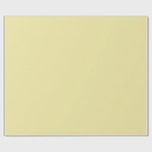Papier Cadeau Points Modernes sur Fond Jaune Clair (Plat)