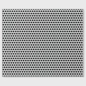 Papier Cadeau Points noirs et blancs (Plat)