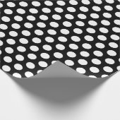 Papier Cadeau Points noirs et blancs (Coin)