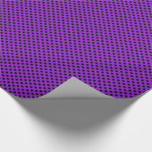 Papier Cadeau Points noirs sur fond violet (Coin)