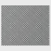 Papier Cadeau Points Op-Art (Plat)