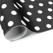 Papier Cadeau Points Polka (Coin rond)