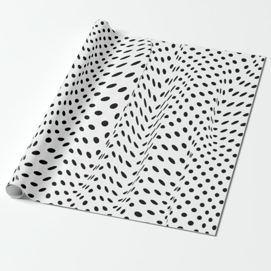 Papier Cadeau Points polka - Dérangé (Déroulé)