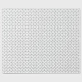 Papier Cadeau Points polka gris clair à la mode (Plat)