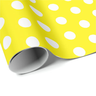 Papier Cadeau Points Polka Motif Couleurs Vives