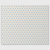 Papier Cadeau Points propres simples minimaux (Plat)