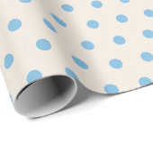 Papier Cadeau Points propres simples minimaux (Coin rond)