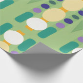 Papier Cadeau Points rétro rayures (Coin)