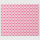 Papier Cadeau Points roses (Plat)