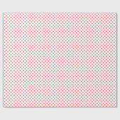 Papier Cadeau Points rouges (Plat)