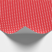 Papier Cadeau Points rouges et blancs (Coin)