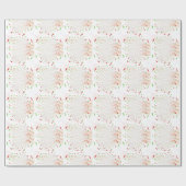 Papier Cadeau Points rouges et verts subtils (Plat)