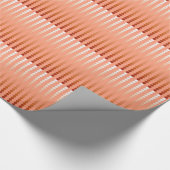 Papier Cadeau Points satinés - teintes de pêche (Coin)
