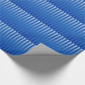 Papier Cadeau Points satinés - tons bleu acier (Coin)