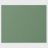 Papier Cadeau Points verts classiques (Plat)