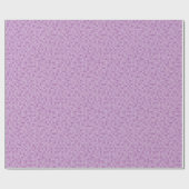 Papier Cadeau Points violets (Plat)