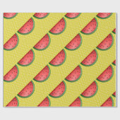 Papier Cadeau Points Watermelon et Polks (Plat)