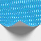 Papier Cadeau Pois Bleus (Coin)