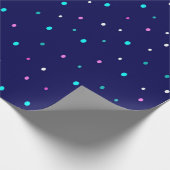 Papier Cadeau Pois céleste (Coin)