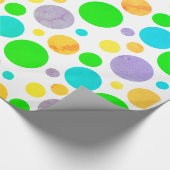 Papier Cadeau Pois coloré (Coin)
