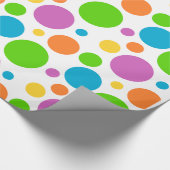 Papier Cadeau Pois coloré (Coin)