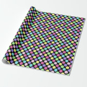 Papier Cadeau Pois colorés amusants (Déroulé)