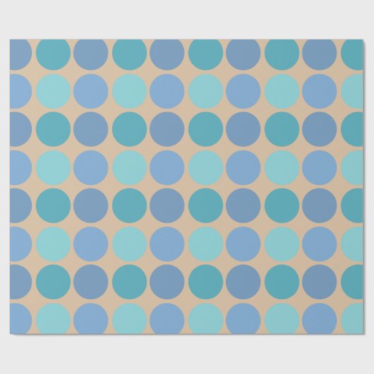 Papier Cadeau Pois de plage (Plat)