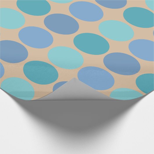 Papier Cadeau Pois de plage (Coin)