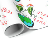 Papier Cadeau Pois en vacances sur Terre (Coin rond)