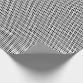 Papier Cadeau Pois gris et noir (Coin)