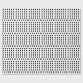 Papier Cadeau Pois moderne (Plat)