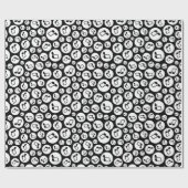 Papier Cadeau Pois musical (Plat)