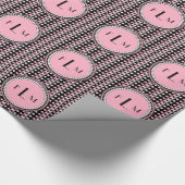 Papier Cadeau Pois n Stripes Monogramme (Coin)