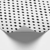 Papier Cadeau Pois noirs (Coin)
