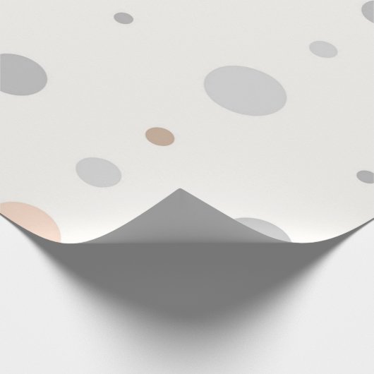 Papier Cadeau Pois pastel multicolores (Coin)