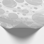 Papier Cadeau Pois Rainy Sky Grey (Coin)