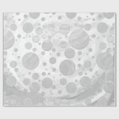 Papier Cadeau Pois Rainy Sky Grey (Plat)