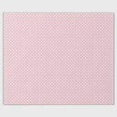 Papier cadeau pois rose (Plat)