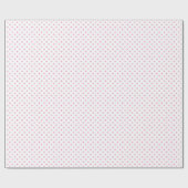 Papier Cadeau Pois rose pâle (Plat)